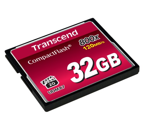 Карта памяти Transcend CompactFlash 800 32GB (TS32GCF800) Карта памяти Transcend CompactFlash 800 32GB (TS32GCF800)