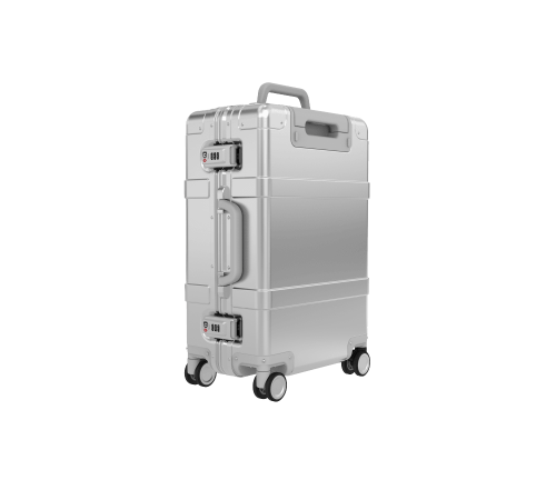 Чемодан NINETYGO Metal Luggage  20" серебряный