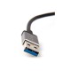 Кабель-переходник USB 3.0 (Am) --> LAN RJ-45 Ethernet 1000 Mbps, Aluminum Shell,Telecom <TU312M> VCOM TU312M