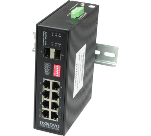 Коммутатор OSNOVO SW-80802/I(Port 90W 300W) Коммутатор OSNOVO SW-80802/I(Port 90W 300W)