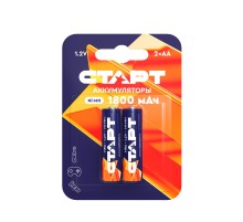 Аккумулятор СТАРТ Ni-MH  HR6 AA 1800mAh BL2 Аккумулятор СТАРТ Ni-MH HR6 AA 1800mAh BL2 (4610116221020)