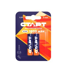 Аккумулятор СТАРТ Ni-MH  HR6 AA 1800mAh BL2 Аккумулятор СТАРТ Ni-MH HR6 AA 1800mAh BL2 (4610116221020)