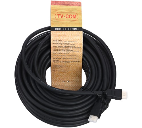 Кабель цифровой HDMI19M to HDMI19M, V1.4+3D, 20m TV-COM <CG150S-20M> VCOM TV-COM HDMI (m) - HDMI (m) 20м (CG150S-20M) Кабель цифровой HDMI19M to HDMI19M, V1.4+3D, 20m TV-COM <CG150S-20M> VCOM TV-COM HDMI (m) - HDMI (m) 20м (CG150S-20M)