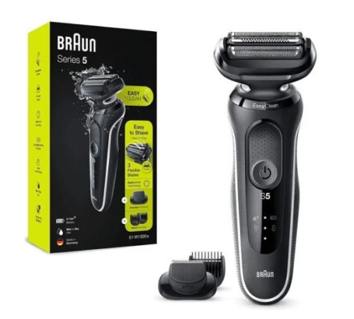 Электробритва Braun 51-B4650cs,  синий и черный