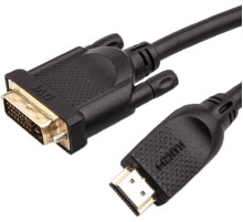 VCOM CG484GD-1.8M Кабель HDMI AM/DVI(24+1)M, 1.8м, CU, 1080P@60Hz, 2F, VCOM  <CG484G-1.8M>
