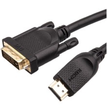 VCOM CG484GD-1.8M Кабель HDMI AM/DVI(24+1)M, 1.8м, CU, 1080P@60Hz, 2F, VCOM  <CG484G-1.8M>