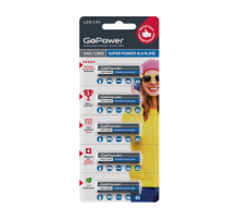Батарейка GoPower LR03 AAA BL5 Alkaline 1.5V (5/50/600) GoPower 00-00023778
