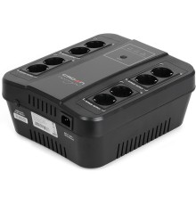 ИБП CROWN 650VA/390W, корпус пластик, 1x12V/7AH, розетки 8*EURO, трансформатор AVR 220/230/240В ± 25%, съёмный кабель питания 1.8 м, порт RJ-11/45, порт USB управление с ПК, LED-индикация, защита: от перегрузки, от КЗ, от перепадов напряжения, ПО UPS CROW