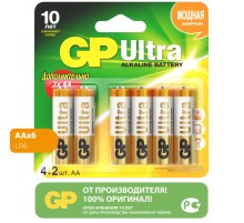Батарейки GP 15AU4/2-CR6 Ultra 72/720  (6 шт. в уп-ке)