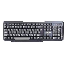 Exegate EX264084RUS Клавиатура Exegate LY-404, <USB, черная, 104кл, Enter большой> Color box