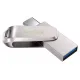 Флеш Диск Sandisk 256Gb Ultra Dual Drive Luxe SDDDC4-256G-G46 USB3.1 серебристый