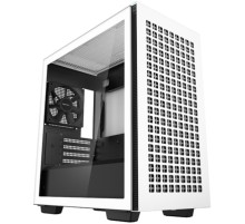 Корпус Deepcool CH370 WH без БП, боковое окно (закаленное стекло), белый, mATX (CH370 WH)