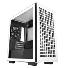 Корпус Deepcool CH370 WH без БП, боковое окно (закаленное стекло), белый, mATX (CH370 WH)