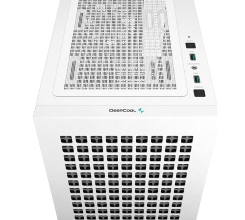 Корпус Deepcool CH370 WH без БП, боковое окно (закаленное стекло), белый, mATX (CH370 WH)