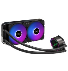 Exegate EX293458RUS Комплект водяного охлаждения ExeGate BlackWater-240.PWM.ARGB (3 PIN 5V ADDRESSABLE RGB подсветка, LGA2066/2011/1366/1150/1151/1155/1156/1200/1700/AM4/FM1/FM2/FM2+/AM2/AM2+/AM3/AM3+