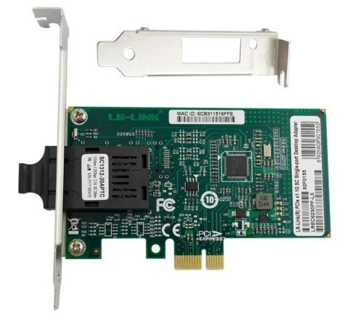 Сетевой адаптер PCIE 1GB 1000MBPS SINGLE LREC6230PF-SFP LR-LINK