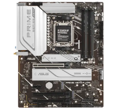 Материнская плата ASUS PRIME X670-P WIFI, Socket AM5, X670, 4*DDR5, HDMI+DP, 6xSATA3 + RAID, M2, Audio, Gb LAN, USB 3.2, USB 2.0, ATX; 90MB1BV0-M0EAY0 (PRIME X670-P WIFI)
