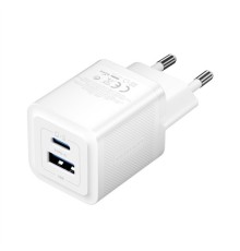 Сетевое зарядное устройство Vention на 2 порт USB С+A GaN 30W  Белый Vention FEQW0-EU