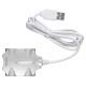 Разветвитель USB 2.0 Buro BU-HUB4-0.5-U2.0-Candy 4порт. серебристый