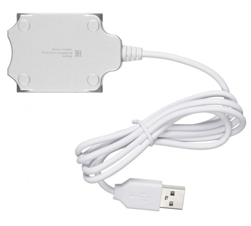 Разветвитель USB 2.0 Buro BU-HUB4-0.5-U2.0-Candy 4порт. серебристый