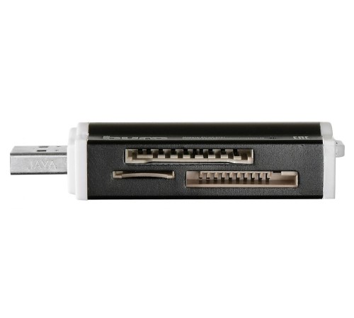 Устройство чтения карт памяти USB2.0 Buro BU-CR-3101 черный Устройство чтения карт памяти USB2.0 Buro BU-CR-3101 черный