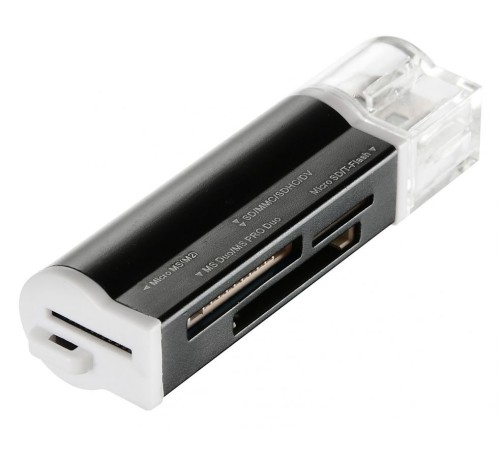 Устройство чтения карт памяти USB2.0 Buro BU-CR-3101 черный Устройство чтения карт памяти USB2.0 Buro BU-CR-3101 черный