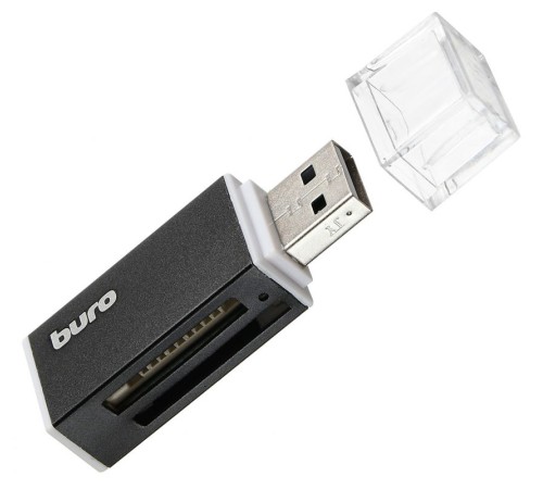Устройство чтения карт памяти USB2.0 Buro BU-CR-3104 черный Устройство чтения карт памяти USB2.0 Buro BU-CR-3104 черный
