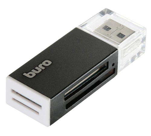 Устройство чтения карт памяти USB2.0 Buro BU-CR-3104 черный Устройство чтения карт памяти USB2.0 Buro BU-CR-3104 черный