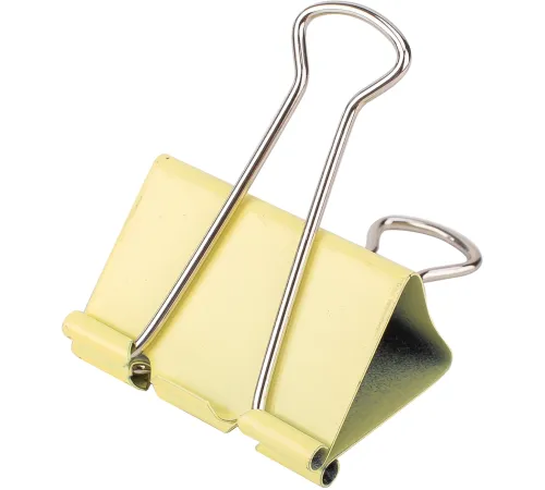 Зажимы Deli E8552A металл 41мм ассорти (упак.:24шт) пластиковая коробка