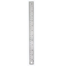 Линейка Deli Essential Metal 8463 сталь нержавеющая дл.30см ассорти