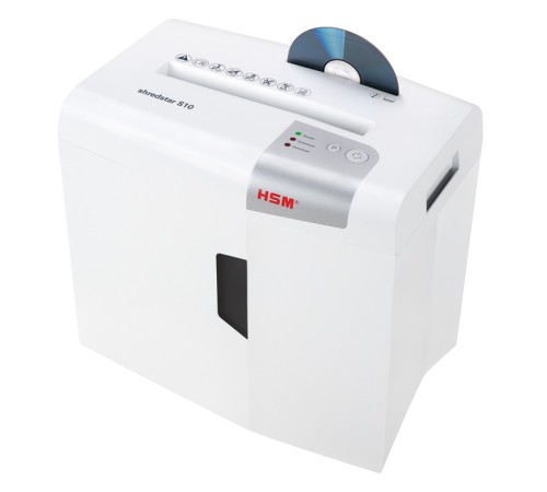 Шредер HSM ShredStar S10-6 (секр.Р-2)/ленты/12лист./18лтр./скрепки/скобы/пл.карты/CD Шредер HSM ShredStar S10-6 (секр.Р-2)/ленты/12лист./18лтр./скрепки/скобы/пл.карты/CD