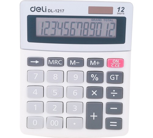 Калькулятор настольный Deli E1217 в ассортименте 12-разр.
