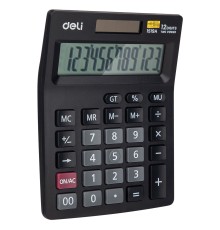 Калькулятор настольный Deli E1519A черный 12-разр.