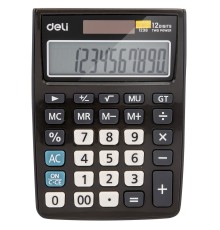 Калькулятор настольный Deli E1238black черный 12-разр.