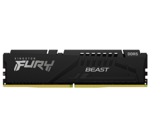 Оперативная память Kingston 64GB 5200MT/s DDR5 CL40 DIMM (Kit of 2) FURY Beast Black