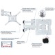 Кронштейн для телевизора Kromax DIX-18 белый 22"-65" макс.40кг настенный поворот и наклон