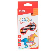 Масляная пастель Deli ColoRun EC20200 12цв. картон.кор./европод.