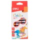 Масляная пастель Deli ColoRun EC20200 12цв. картон.кор./европод.