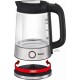 Чайник электрический Tefal KI750D30 1.7л. 2400Вт серебристый (корпус: стекло)