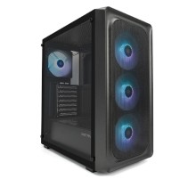 XASTRA Корпус A407 4ARGB Black ATX/Mesh/ tempered glass / 4x120mm ARGB PWM fans/ A407-4FC12A