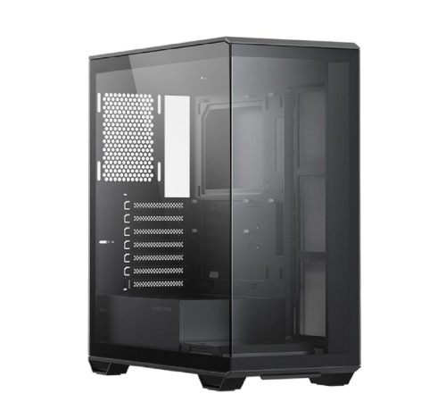 XASTRA Корпус Q600-0F Black ATX/Aquarium/Screewless/no fans/ Q600-0F