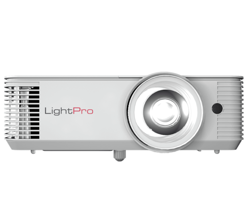 Проектор InFocus [IN0046ST] DLP, WXGA, 4300 lm, 30 000:1, 0.521:1, 2xHDMI 1.4, VGA in/out, Composite Video, 3.5mm in/out, USB-A, RS-232, RJ-45, лампа 15 000ч.(ECO mode), 10W, 27дБ, 2,9 кг, PJ-Link, БЕЛЫЙ