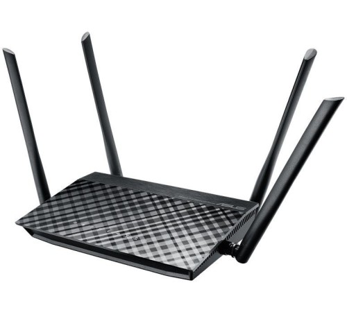 Роутер беспроводной Asus RT-AC1200 AC1200 10/100BASE-TX черный