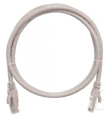 Патч-корд Lanmaster LAN-PC45/U6-2.0-GY вилка RJ-45-вилка RJ-45 кат.6 2м серый LSZH
