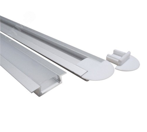 Профиль к LED ленте PAL 2206 врезной анодированный (2м)