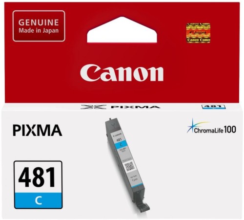 Картридж струйный Canon CLI-481 C 2098C001 голубой (5.6мл) для Canon Pixma TS6140/TS8140TS/TS9140/TR7540/TR8540