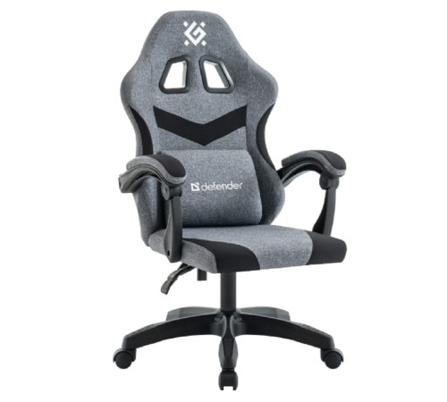 Игровое кресло Runa Серый/черный,класс 2,ткань DEFENDER
