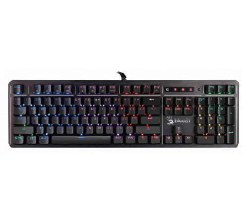 Клавиатура A4Tech Bloody B975 механическая черный USB Multimedia for gamer LED (подставка для запястий) Клавиатура A4Tech Bloody B975 механическая черный USB Multimedia for gamer LED (подставка для запястий)