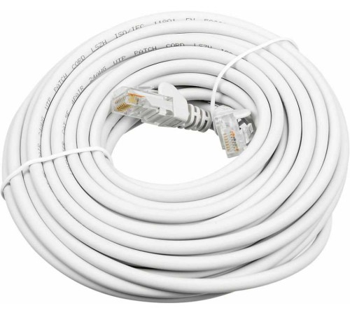 Патч-корд Lanmaster LAN-PC45/U5E-10-WH UTP вилка RJ-45-вилка RJ-45 кат.5е 10м белый LSZH (уп.:1шт)