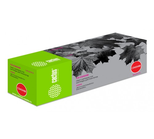 Картридж лазерный Cactus CS-C045HM 045 H M пурпурный (2200стр.) для Canon LBP 611Cn/613Cdw/631Cn/633Cdw/635Cx